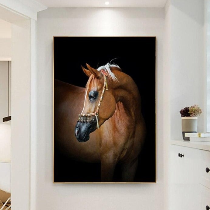 Tableau de Cheval Marron – Image 3
