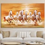 Tableau Mural Chevaux